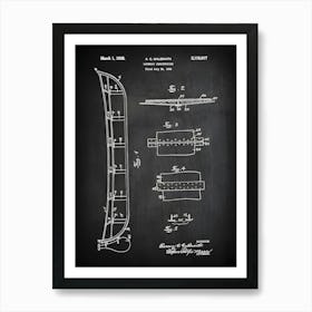 Lifeboat Canoe Patent Print Canoe Patent Boat Art Boat Decor Lifeboat Print Rescue Boat Art Patent Print Vb0171 Art Print