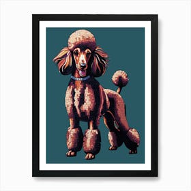 Poodle Dog Art Print