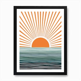 Sea Sunrise Art Print