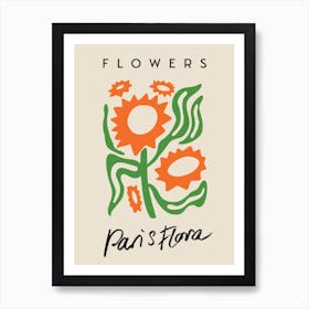 Paris Flora Flowers Art Print