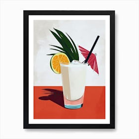 Atomic Aura: Cocktail Constellations Art Print