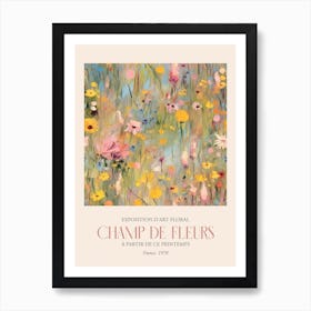 Champ De Fleurs, Floral Art Exhibition 09 Art Print