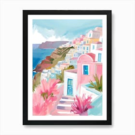 Santorini Print 4 Art Print