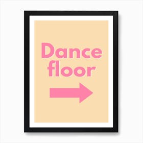 Dance Floor Right Art Print