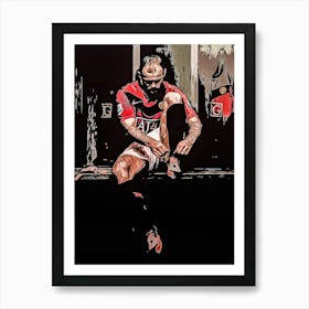 Soccer Player Rooney Art Print