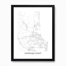 Sunshine Coast Art Print