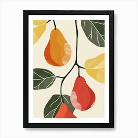 Figs Close Up Illustration 6 Art Print