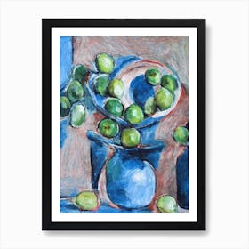 Feijoa Classic Fruit Art Print