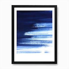 Blues And Whites Art Print