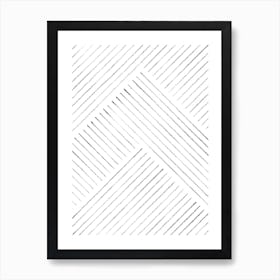 Minimalist lines Art Print