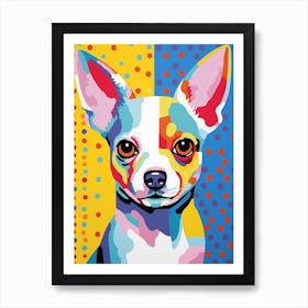 Polka Dot Chihuahua 2 Art Print