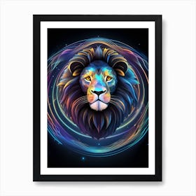 Lion Head 1 Art Print