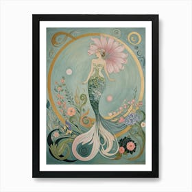 Mermaid Beauty no1 Art Print