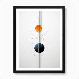 minimal planets Art Print