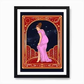 Andromeda, PLANET, CONSTELLATION, SPACE, CARD, COLLECTION Art Print