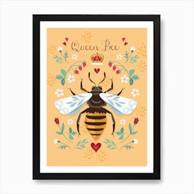 Queen Bee Art Print