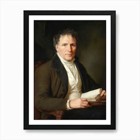 Portrait Of Scientist Alexander Von Humboldt Affiche