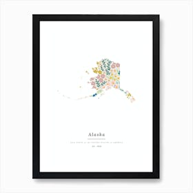 Alaska | Wildflower Mix Art Print