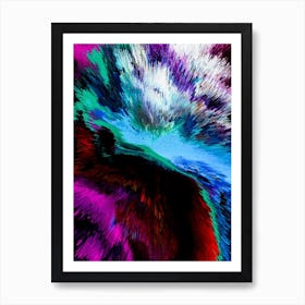 Acrylic Extruded Painting 18 Art Print