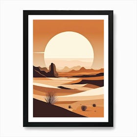 Desert Landscape 22 Art Print