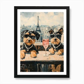 Airedale Whimsy 18 Art Print