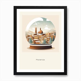 Florence Italy 2 Snowglobe Poster Art Print