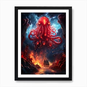 Octopus Art Print