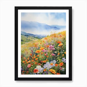 Wildflower Field 1 Art Print