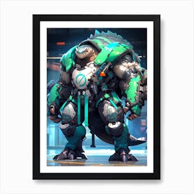 Overwatch Character Turtle Art Print