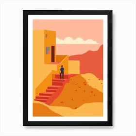 Cape Verde Travel Illustration Art Print