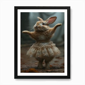 Bunny Dancer Art Print