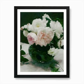 Peonies In A Vase 8 Art Print