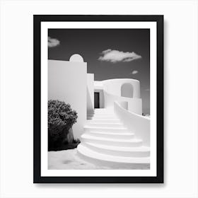 Ibiza, Spain, Black And White Analogue Photography 2 Art Print