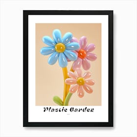Dreamy Inflatable Flowers Poster Daisy 1 Art Print