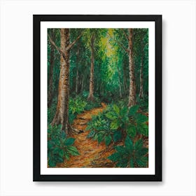 Path In The Forest 1 Art Print