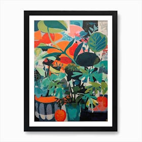 Atlanta Botanical Garden Painting 1 Art Print