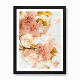 Pink Blossom Tree, Spring, Nature Photography Art Print