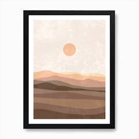 Desert Landscape 6 Art Print