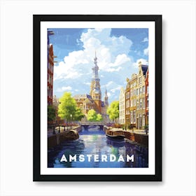 Amsterdam Cityscape - Netherlands/Holland Art Print