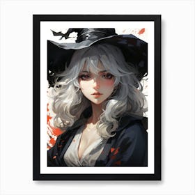 White Haired Witch Art Print