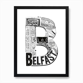 Belfast Art Print