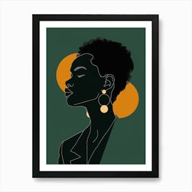 Portrait Of A Woman 565 Art Print