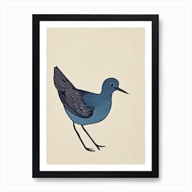 Dipper Illustration Bird Art Print