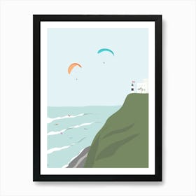 On the Coast of Lima, Peru Art Print