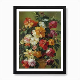 Hibiscus Painting 2 Flower Art Print