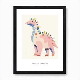 Nursery Dinosaur Art Protoceratops Poster Art Print