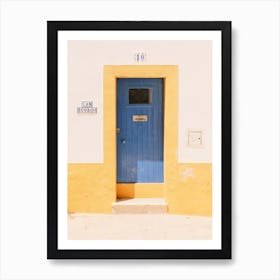 Blue door Nr 10 in Eivissa // Ibiza Travel Photography Art Print