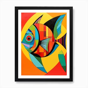 Fish Abstract Pop Art 5 Art Print