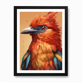 Colorful Bird Art Print