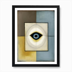 Balance, Symbol, Third Eye Rothko Neutral 1 Art Print